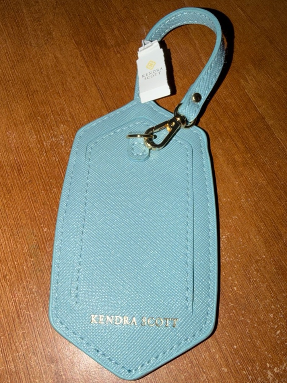 NWT Kendra Scott Light Blue Luggage Tag